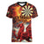 Wales Darts Wales Forever Personalized Women V-Neck T-Shirt Cymru Am Byth Dragons