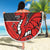 Wales Rugby Custom Beach Blanket Y Ddraig Goch Ddyry Cychwyn