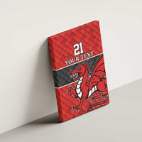 Wales Rugby Custom Canvas Wall Art Y Ddraig Goch Ddyry Cychwyn