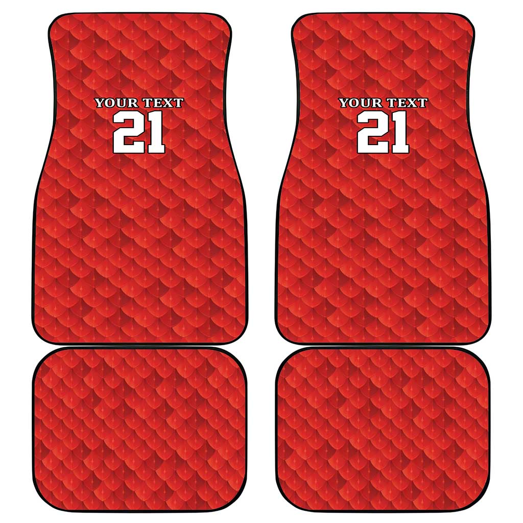 Wales Rugby Custom Car Mats Y Ddraig Goch Ddyry Cychwyn