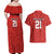 Wales Rugby Custom Couples Matching Off Shoulder Maxi Dress and Hawaiian Shirt Y Ddraig Goch Ddyry Cychwyn