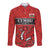 Wales Rugby Custom Long Sleeve Button Shirt Y Ddraig Goch Ddyry Cychwyn