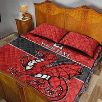 Wales Rugby Custom Quilt Bed Set Y Ddraig Goch Ddyry Cychwyn