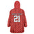 Wales Rugby Custom Wearable Blanket Hoodie Y Ddraig Goch Ddyry Cychwyn