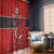 Wales Rugby Custom Window Curtain Y Ddraig Goch Ddyry Cychwyn
