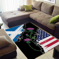 Scottish-American Heritage Month Area Rug Proud Scottish American Heritage