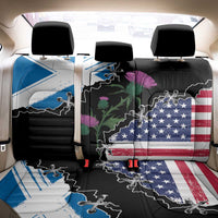 Scottish-American Heritage Month Back Car Seat Cover Proud Scottish American Heritage