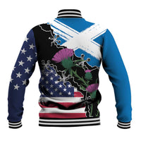 Scottish-American Heritage Month Baseball Jacket Proud Scottish American Heritage