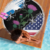 Scottish-American Heritage Month Beach Blanket Proud Scottish American Heritage
