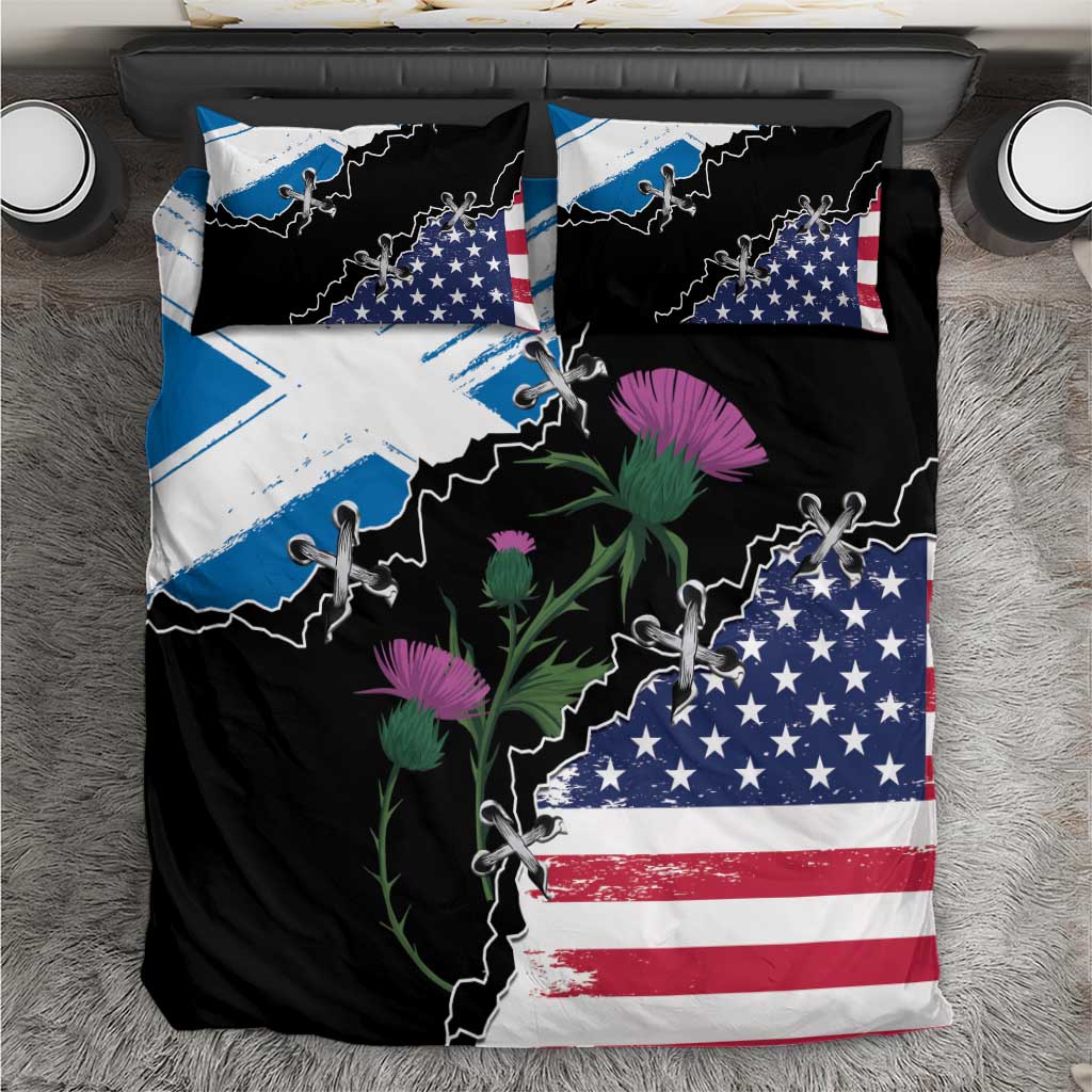 Scottish-American Heritage Month Bedding Set Proud Scottish American Heritage