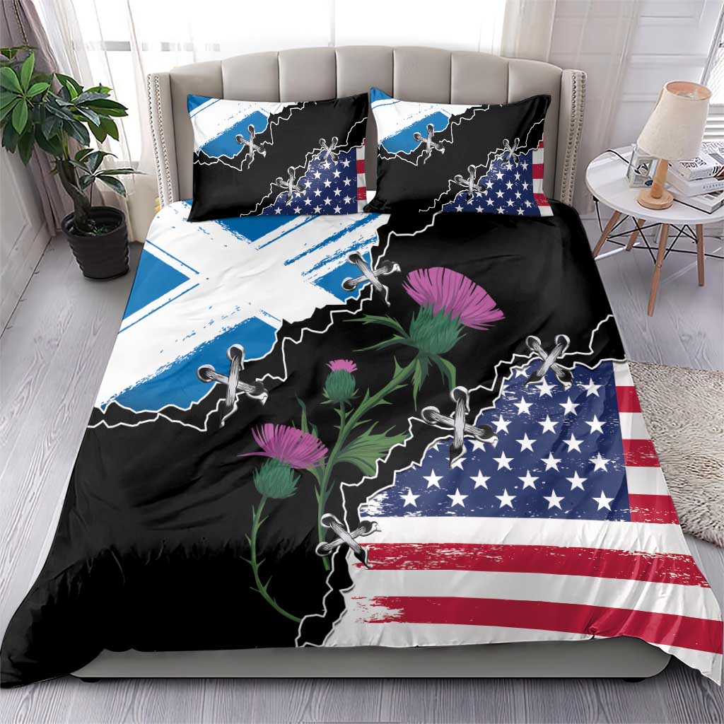 Scottish-American Heritage Month Bedding Set Proud Scottish American Heritage