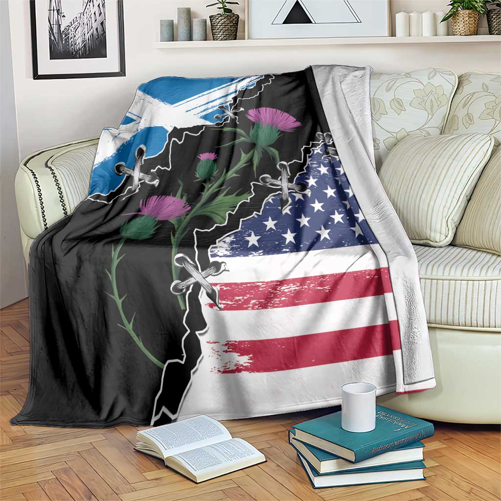 Scottish-American Heritage Month Blanket Proud Scottish American Heritage