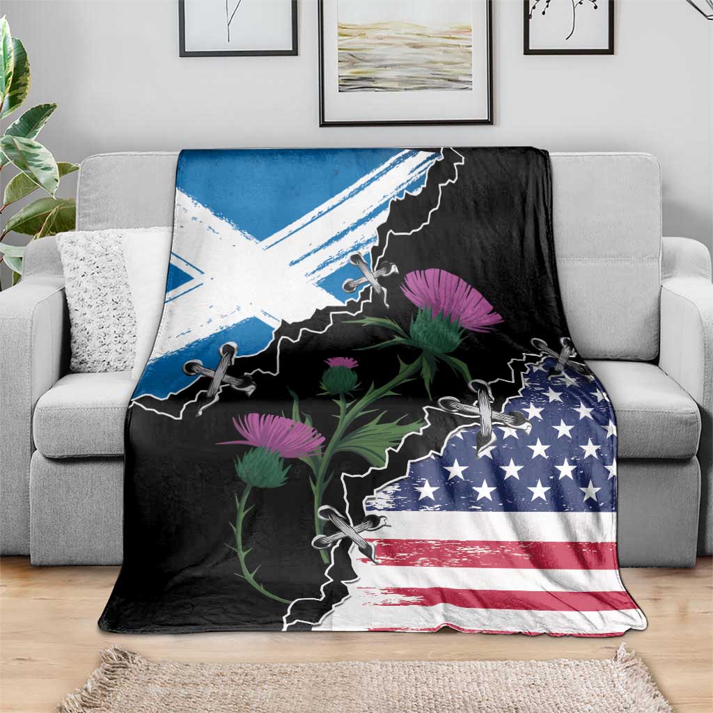 Scottish-American Heritage Month Blanket Proud Scottish American Heritage