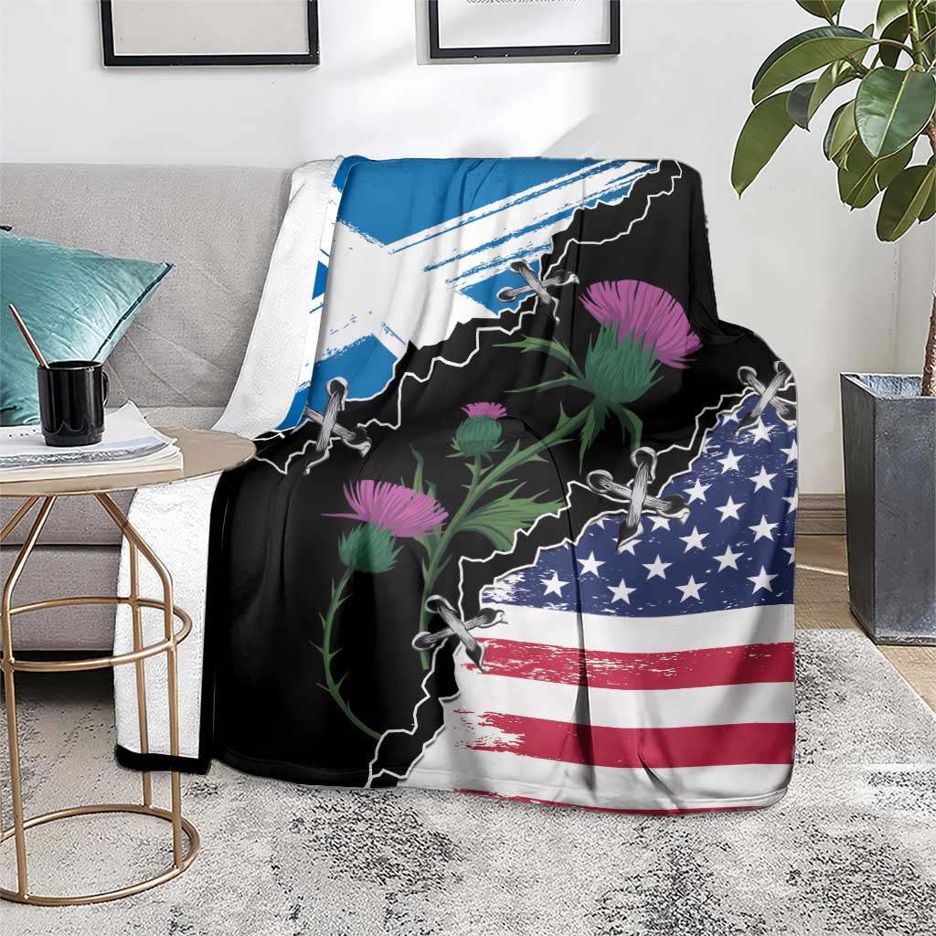Scottish-American Heritage Month Blanket Proud Scottish American Heritage