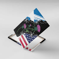 Scottish-American Heritage Month Canvas Wall Art Proud Scottish American Heritage