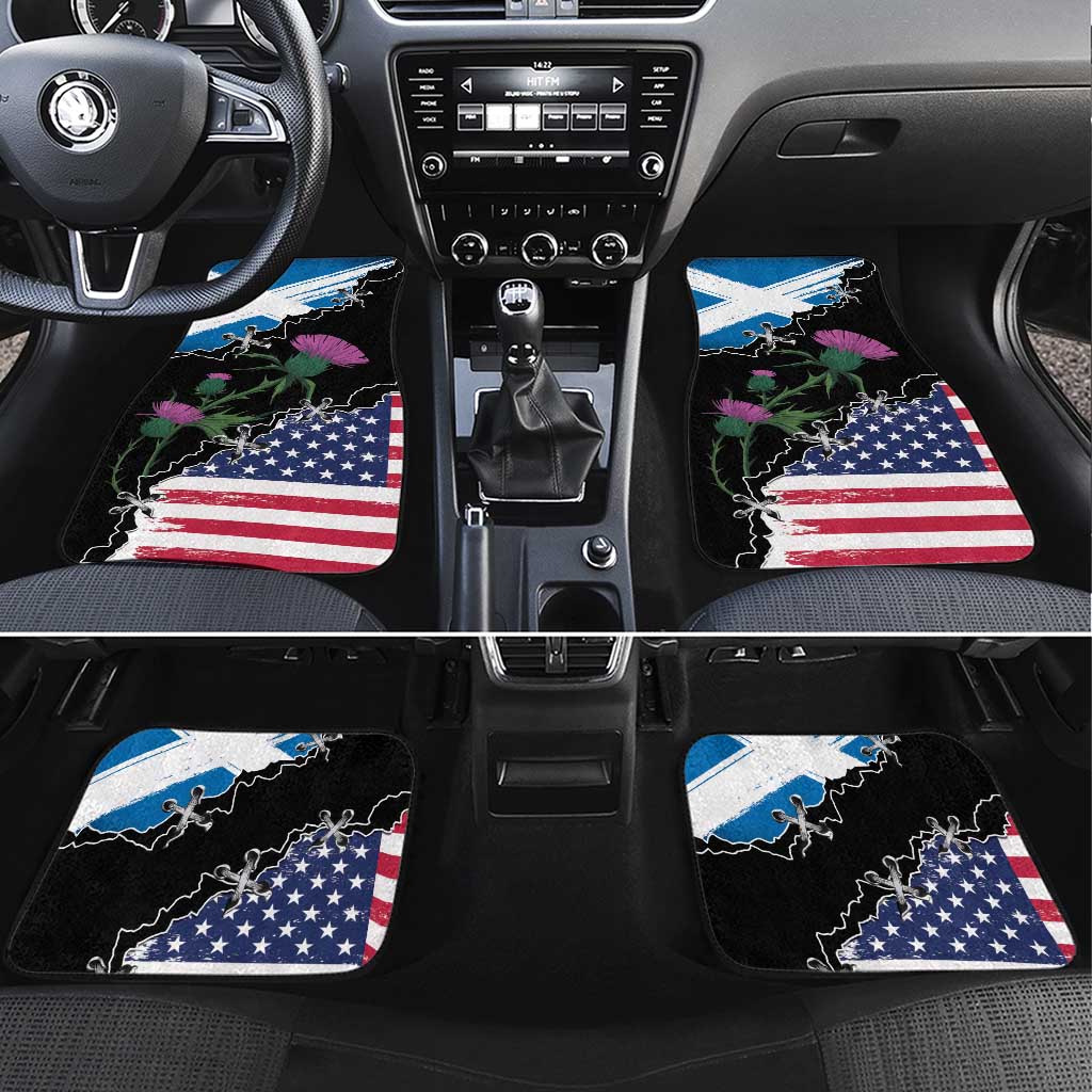 Scottish-American Heritage Month Car Mats Proud Scottish American Heritage