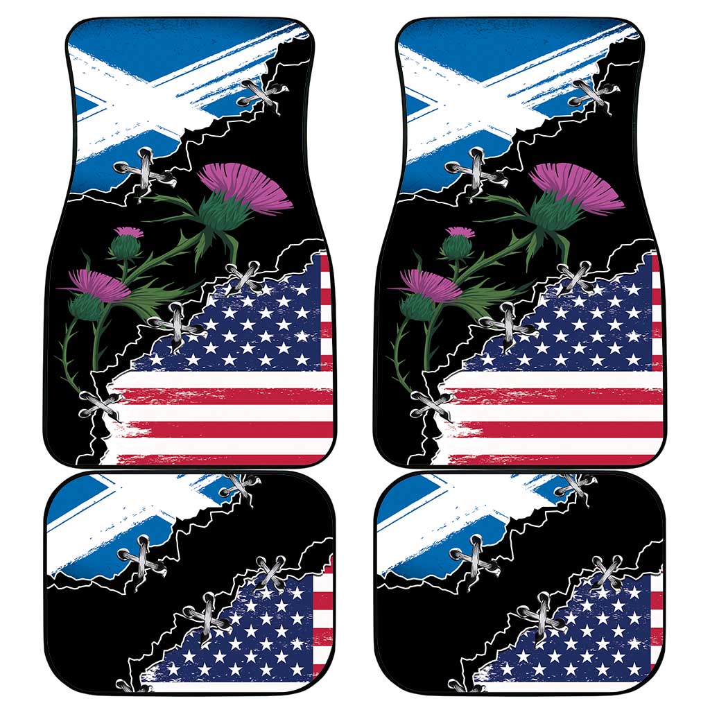 Scottish-American Heritage Month Car Mats Proud Scottish American Heritage