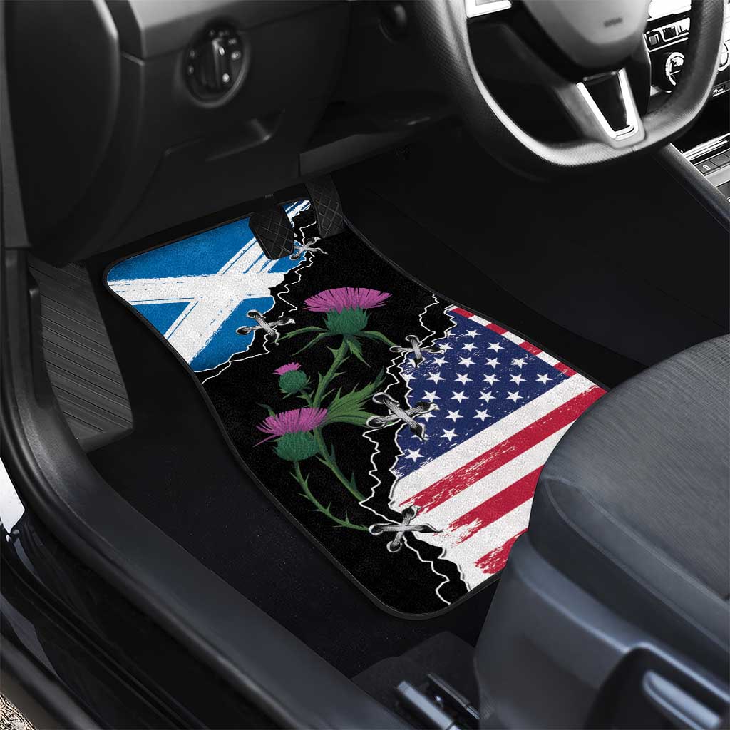 Scottish-American Heritage Month Car Mats Proud Scottish American Heritage