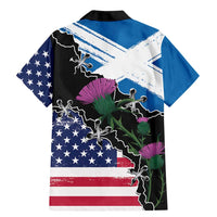 Scottish-American Heritage Month Family Matching Mermaid Dress and Hawaiian Shirt Proud Scottish American Heritage