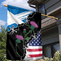 Scottish-American Heritage Month Garden Flag Proud Scottish American Heritage