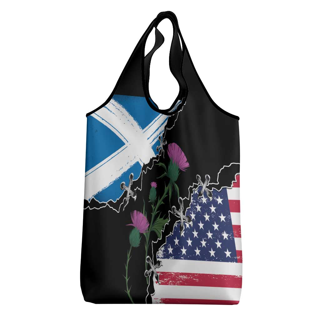 Scottish-American Heritage Month Grocery Bag Proud Scottish American Heritage