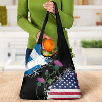 Scottish-American Heritage Month Grocery Bag Proud Scottish American Heritage