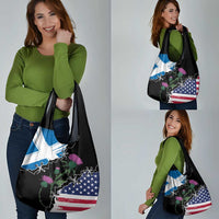 Scottish-American Heritage Month Grocery Bag Proud Scottish American Heritage