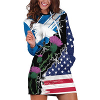 Scottish-American Heritage Month Hoodie Dress Proud Scottish American Heritage