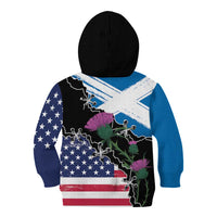 Scottish-American Heritage Month Kid Hoodie Proud Scottish American Heritage