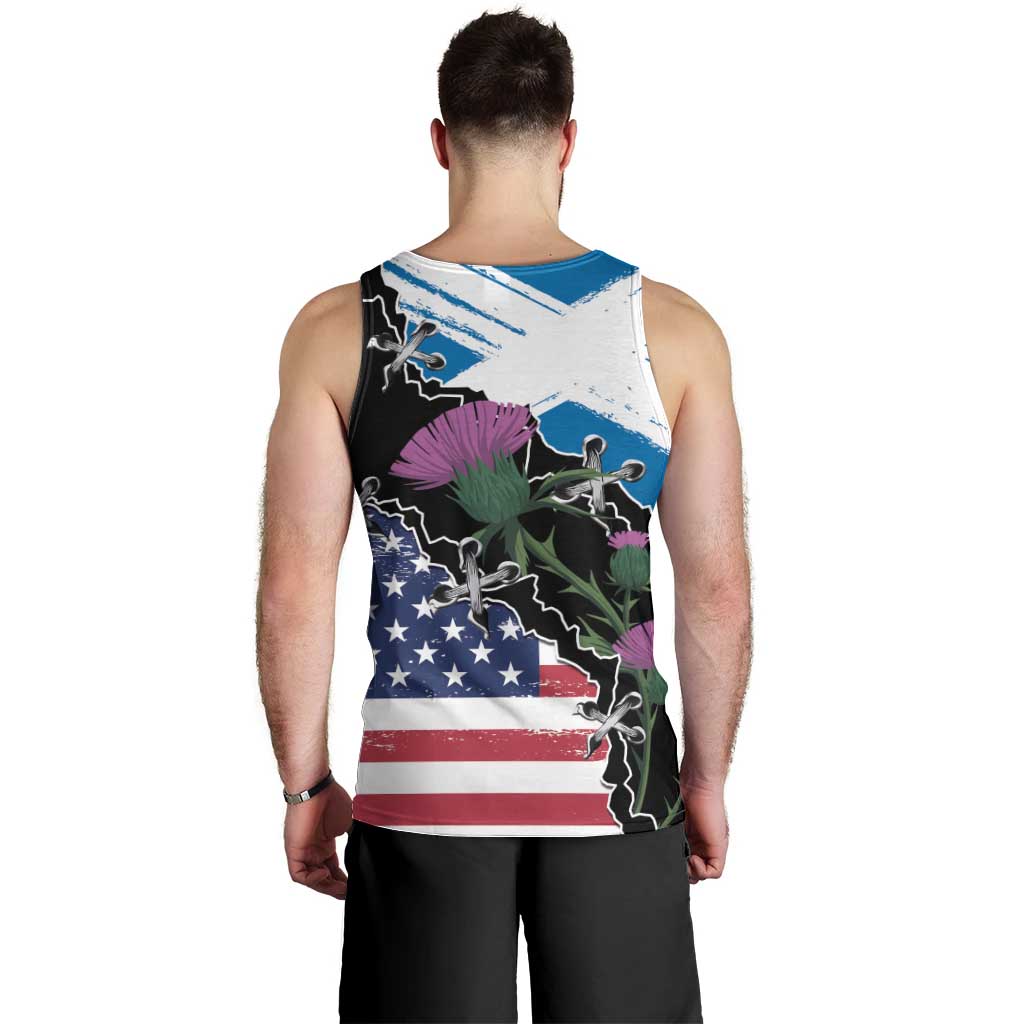 Scottish-American Heritage Month Men Tank Top Proud Scottish American Heritage