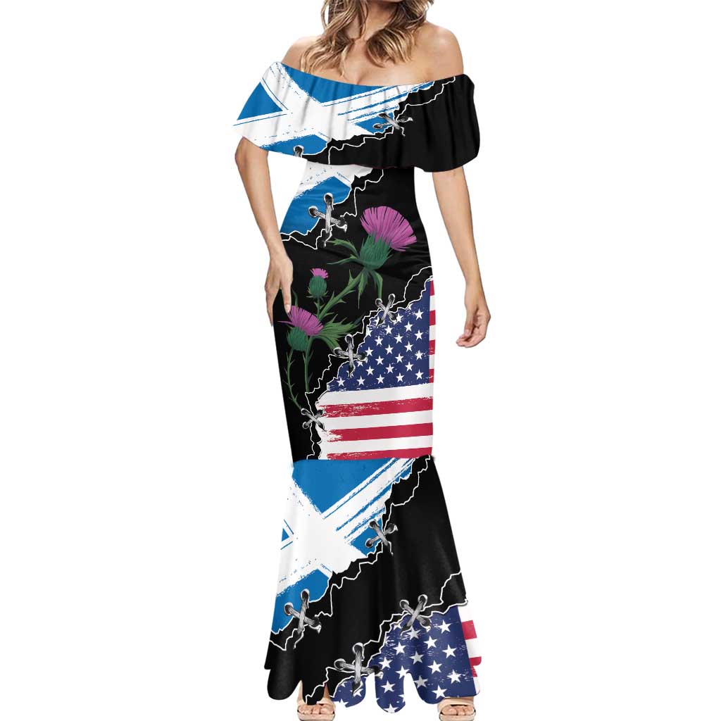 Scottish-American Heritage Month Mermaid Dress Proud Scottish American Heritage
