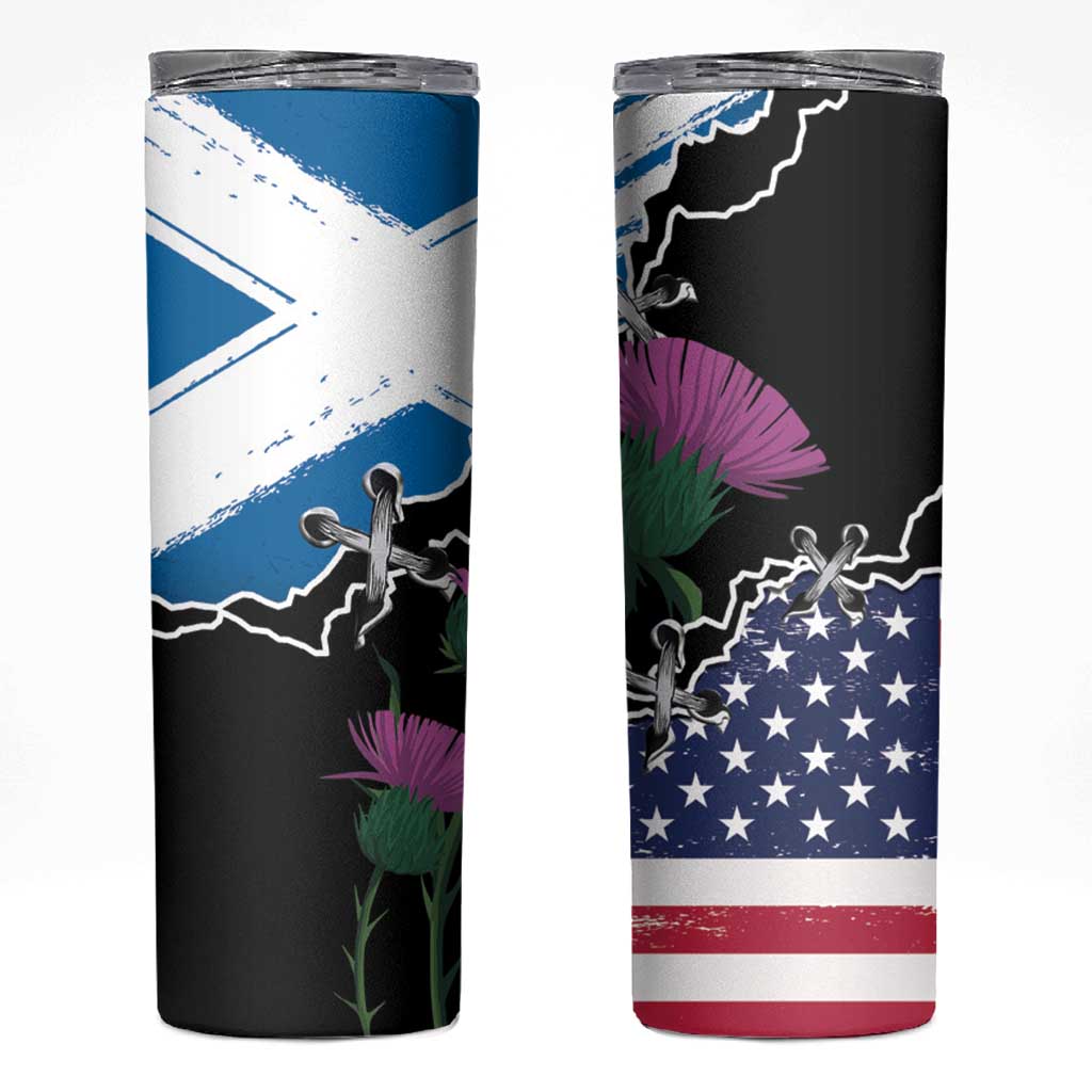 Scottish-American Heritage Month Skinny Tumbler Proud Scottish American Heritage