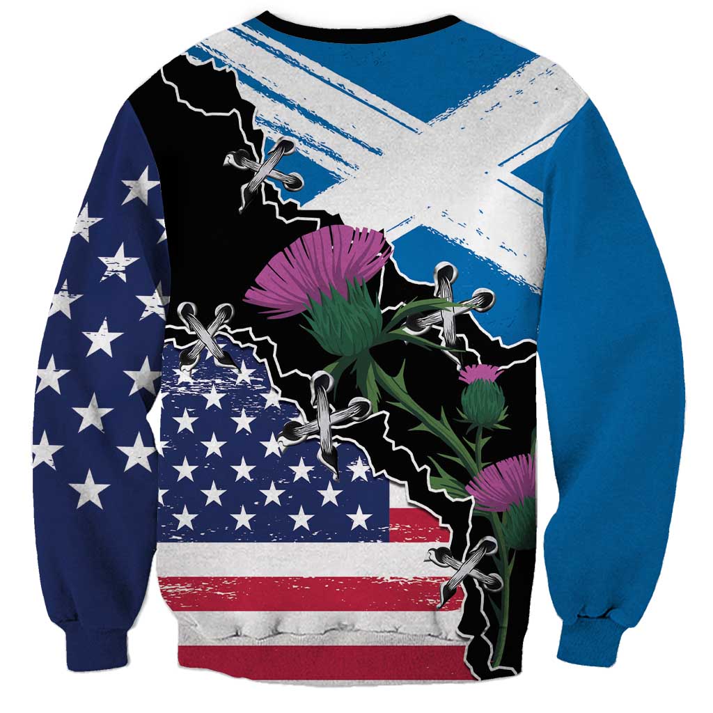 Scottish-American Heritage Month Sweatshirt Proud Scottish American Heritage