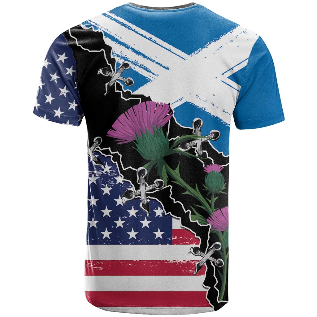 Scottish-American Heritage Month T Shirt Proud Scottish American Heritage