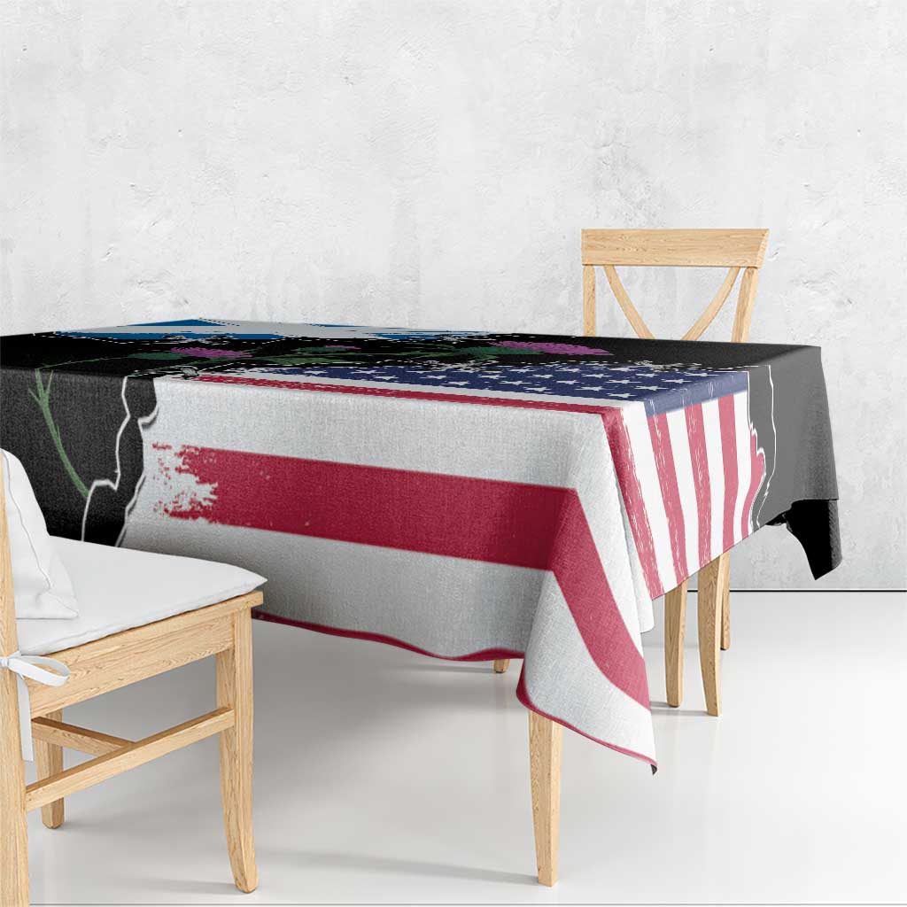 Scottish-American Heritage Month Tablecloth Proud Scottish American Heritage