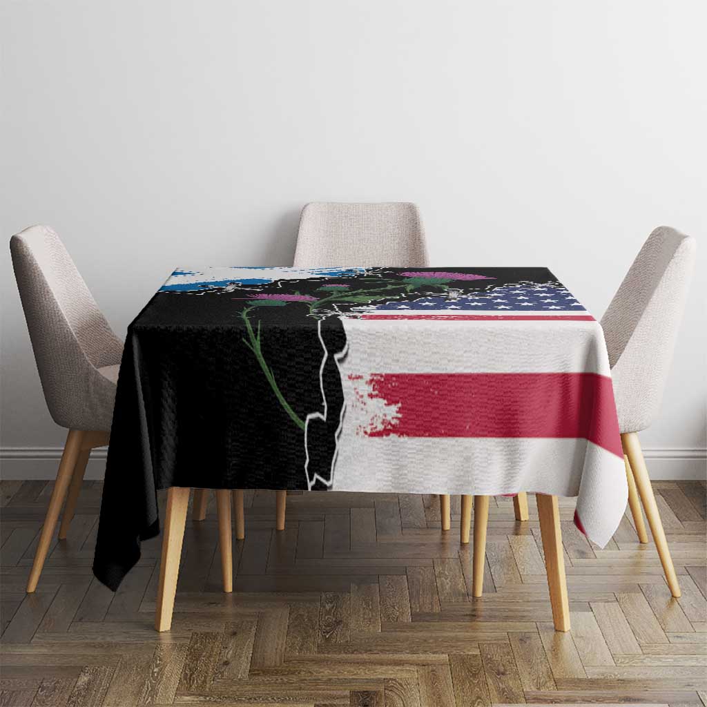 Scottish-American Heritage Month Tablecloth Proud Scottish American Heritage