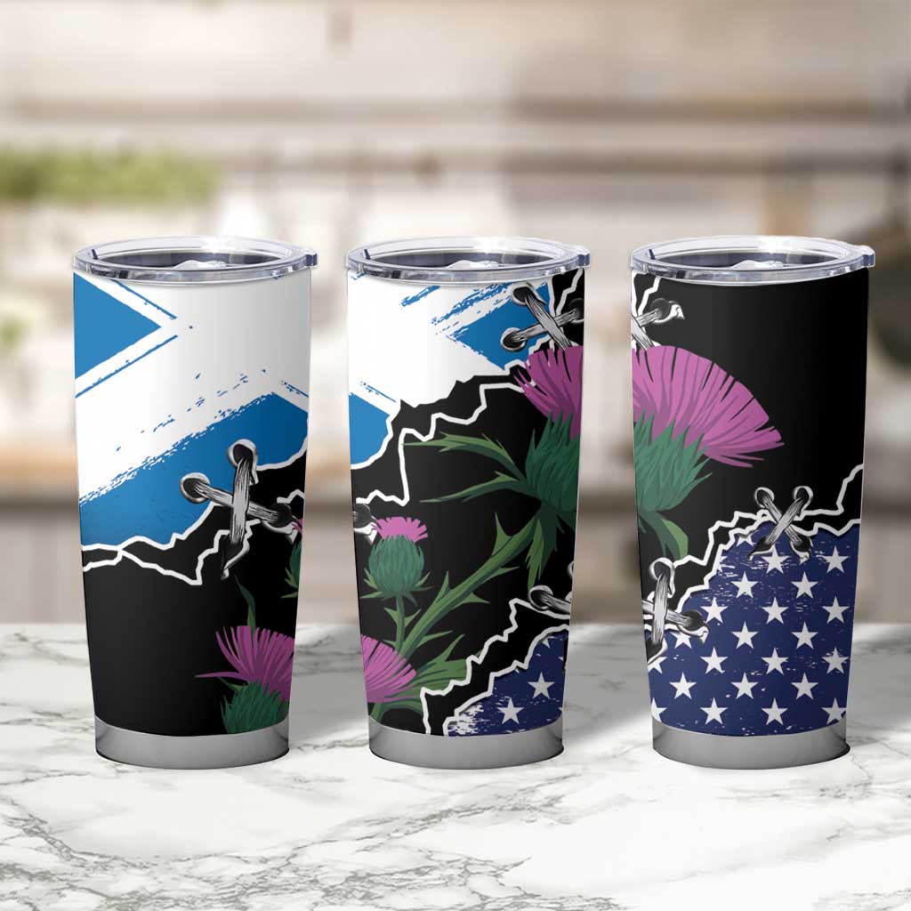 Scottish-American Heritage Month Tumbler Cup Proud Scottish American Heritage