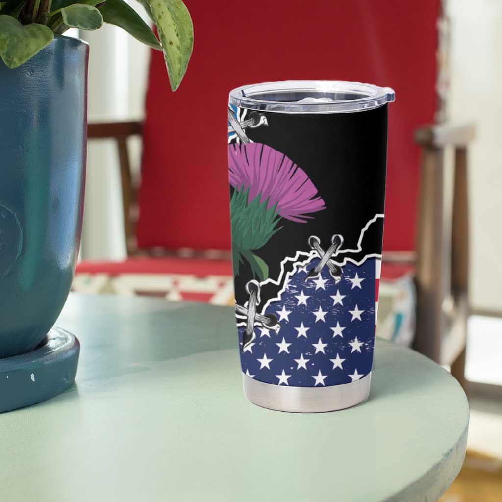 Scottish-American Heritage Month Tumbler Cup Proud Scottish American Heritage