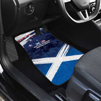USA Scotland Flag Car Mats My Nation My Heritage