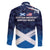 USA Scotland Flag Family Matching Puletasi and Hawaiian Shirt My Nation My Heritage
