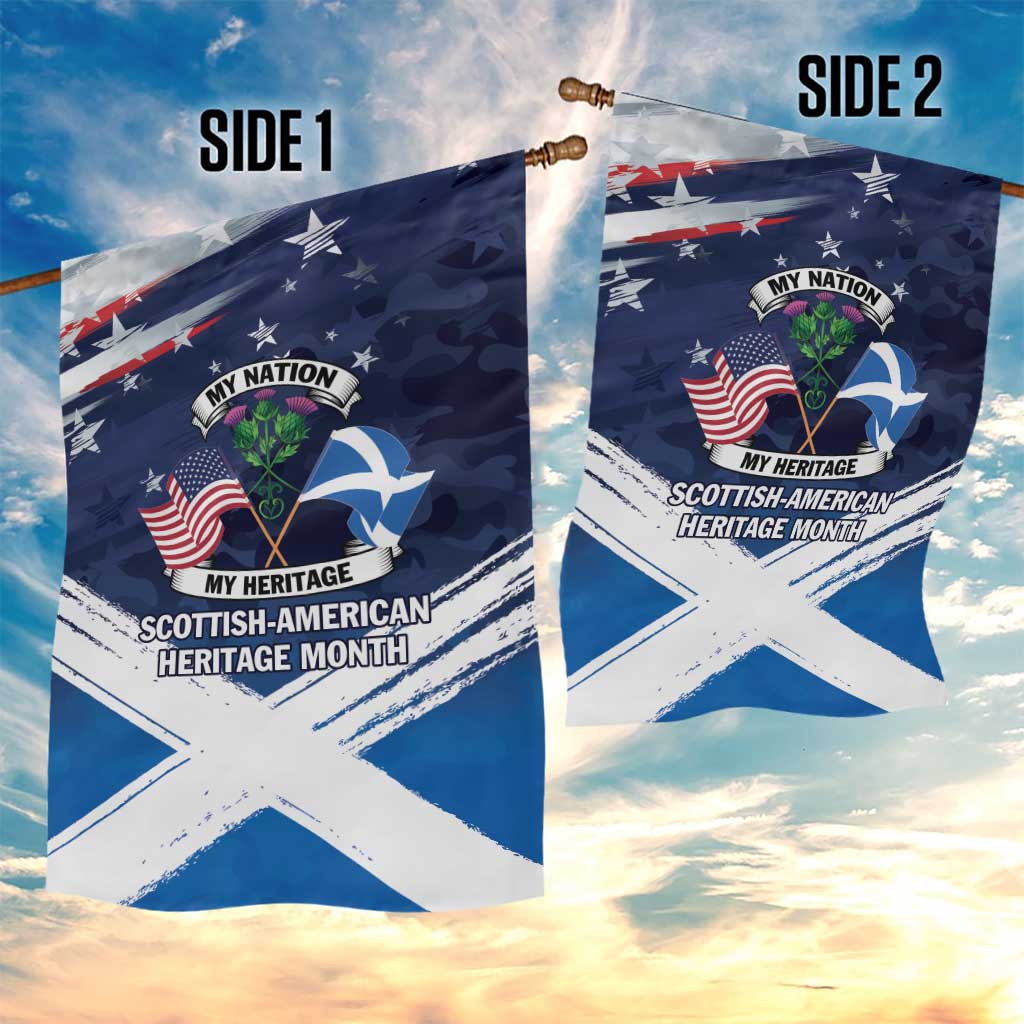USA Scotland Flag Garden Flag My Nation My Heritage