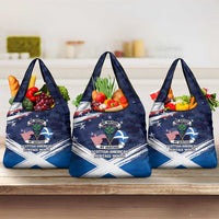 USA Scotland Flag Grocery Bag My Nation My Heritage