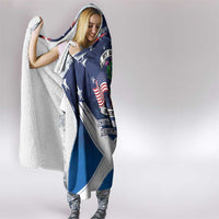 USA Scotland Flag Hooded Blanket My Nation My Heritage