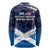 USA Scotland Flag Long Sleeve Shirt My Nation My Heritage