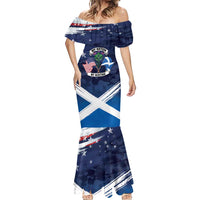 USA Scotland Flag Mermaid Dress My Nation My Heritage