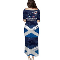 USA Scotland Flag Puletasi My Nation My Heritage