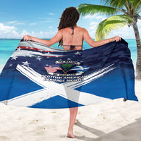 USA Scotland Flag Sarong My Nation My Heritage