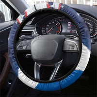 USA Scotland Flag Steering Wheel Cover My Nation My Heritage