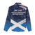 USA Scotland Flag Women Casual Shirt My Nation My Heritage