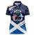 USA Scotland Flag Women Polo Shirt My Nation My Heritage